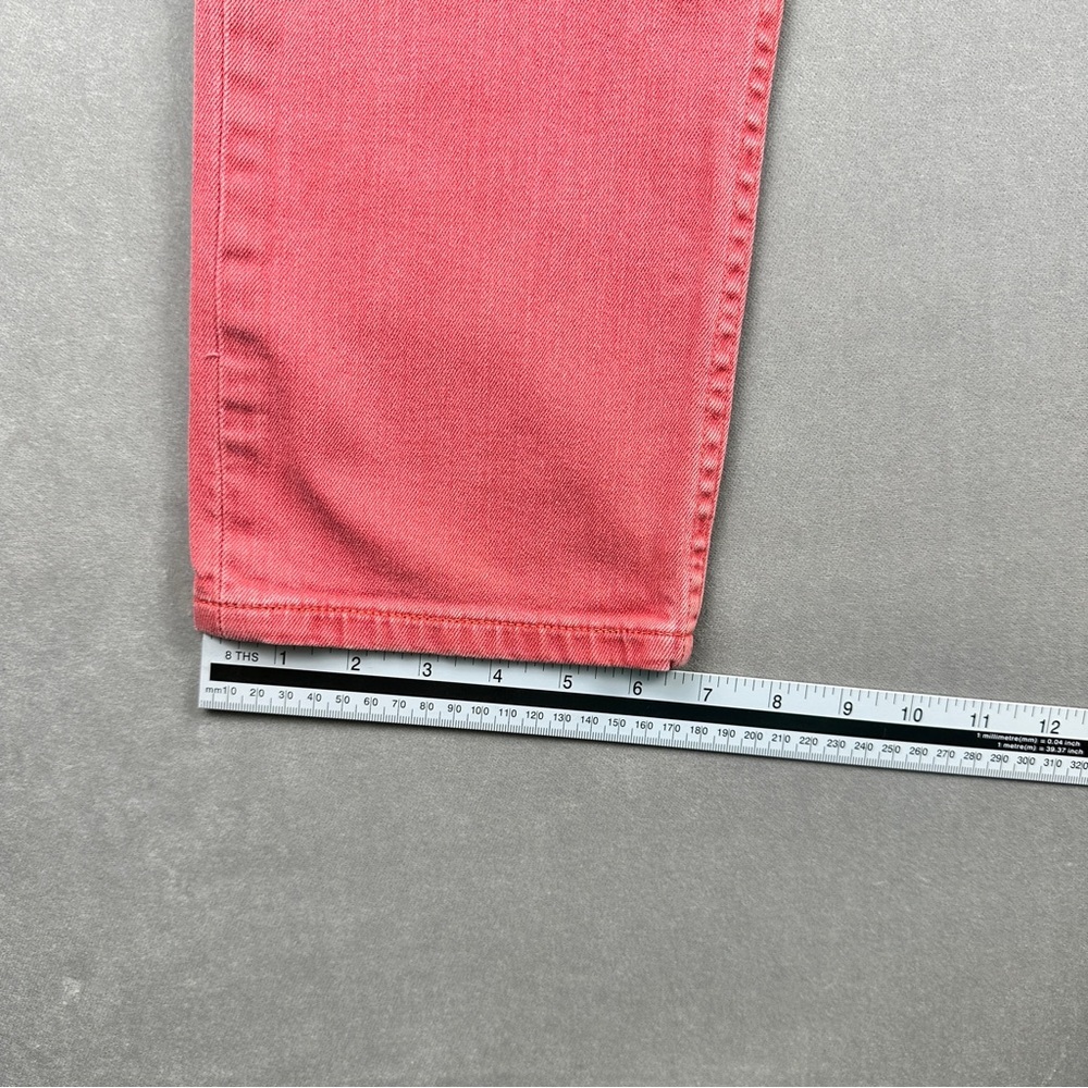 LEVIS 511 Jeans Slim Straight Light Red Dusty Rose MENS Size 34x32 - Picture 15 of 16